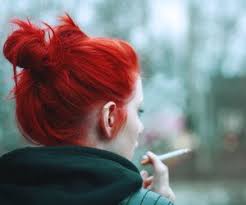 Face reference photo reference red hair men black hair boy guys with black hair photographie portrait inspiration aesthetic. Aesthetic Girl With Dyed Red Hair Largest Wallpaper Portal