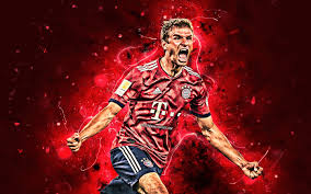 Find 19 images that you can add to blogs, websites, or as desktop and phone wallpapers. Download Wallpapers Thomas Muller Joy Bayern Munich Fc Soccer German Footballers Goal Muller Bundesliga Germany Neon Lights For Desktop With Resolution 2880x1800 High Quality Hd Pictures Wallpapers