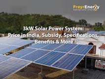 3kW Solar Panel System in India: Price, Subsidy, and More