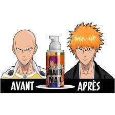 Débardeur Noir One Punch Man - Bleach parodique Saitama et Ichigo ...