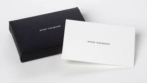 | zazzle.com when it comes to your business, don't wait for opportunity, create it! Set Editions Stop Talking Cards Cool Material