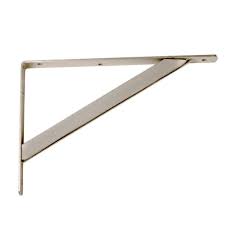 Everbilt 11 25 In X 1 05 In Brushed Nickel Shelf Bracket Hd 0494 Bn The Home Depot Shelf Brackets Chrome Shelf Brackets Shelves