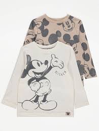 Check spelling or type a new query. Disney Mickey Mouse Long Sleeve Tops 2 Pack Kids George At Asda