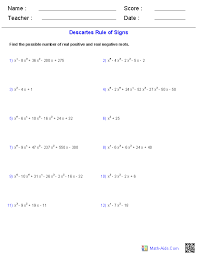 Create the worksheets you need with infinite precalculus. Algebra 2 Worksheets Polynomial Functions Worksheets Algebra 2 Worksheets Printable Math Worksheets Polynomials