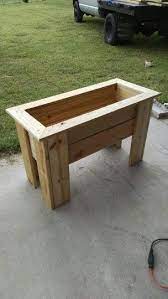 A Planter We Made From Cull Wood From Home Depot At Home Furniture Store Rustic Bedroom Furniture Outdoor Planter Boxes