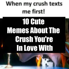 10 Cute Memes About The Crush You Re In Love With