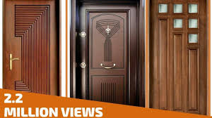 Top 35 Modern Wooden Door Designs For Home 2018 Plan N Design This Video Is About The Top 35 Modern Woo Single Door Design Room Door Design Modern Patio Doors