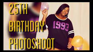 Here are some ideas for birthday photos you can take by yourself. 25th Birthday Photoshoot Plus Size Neqsolovely Youtube