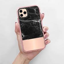 Casetify Impact Iphone 11 Pro Max Case Black Marble And Pink By Emanuela Carratoni Pretty Iphone Cases Pink Iphone Iphone