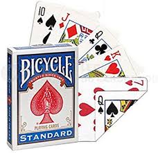 They are hearts, club, diamonds, and spades. Amazon Com Standard Face Bicycle Toys Games