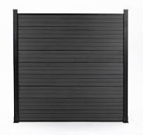 Design moderno fácil instalação wpc Fábrica cerca conjunto composto  Privacidade Jardim Cerca Outdoor wpc exterior cerca