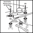 How to install a toilet tank