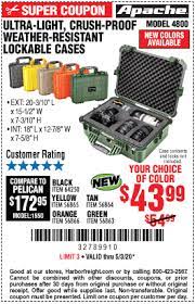 Apache 4800 Weatherproof Protective Case For 43 99 Protective Cases Harbor Freight Tools Weatherproofing