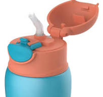 Edelstahl-Trinkflasche für Schulkinder mit auslaufsicherem ...