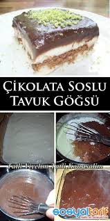 Cikolata Soslu Tavuk Gogsu Goruntuler Ile Cikolatali Tatlilar Gida Tatli