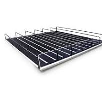 Omcan Adjustable Gravity Feed Roller Shelf for Display Refrigerators