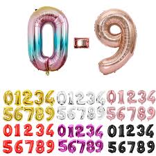 Get great deals at target™ today. 16 32 40 Inch Silver Gold Foil Number Balloons Digital Globos Birthday Wedding Party Decorations Ballons Baby Shower Supplies China Christmas Balloons And Valentine Balloons Price Made In China Com