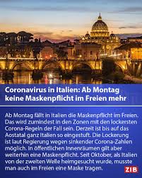 Manche strände verlangen eine anmeldung. Zeit Im Bild Maskenpflicht Im Freien Fallt Italien Lockert Die Corona Regeln Lokale Durfen Etwa Seit Einigen Wochen Wieder Offnen Ab Montag Gibt Es In Fast Ganz Italien Im Freien Keine Maskenpflicht