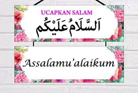 Jika digunakan untuk memulai salam pada selain tempat ini, kalimatnya tanpa menggunakan huruf wawu, langsung. The Meaning Of Assalamu Alaikum Warahmatullah And Wa Alaikumsalam
