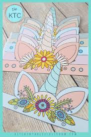 Here is a coloring page of a unicorn with wings. Diy Unicorn Headbands The Kitchen Table Classroom