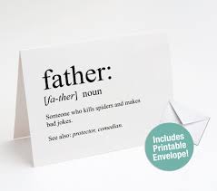 Birthday Cards For Dad From Daughter Printable Father S Day Funny Printable Card Printable Card For Dad Dad Birthday Dictionary Definition Card Dad Bad Jokes Father S Day Card Printable Cards Funny Printables Dad Birthday