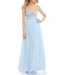 Xtraordinary Spaghetti Strap Beaded Bodice Ball Gown Dillards Dillards Prom Dress Prom Dresses Long Black Prom Dresses Long With Sleeves