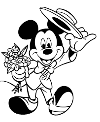 Mickey Mouse Para Colorear Hd