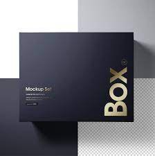Download Magnetic Gift Box Mockup Set Magnetic Gift Box Box Mockup Gift Box