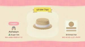Straw Hat New Animal Crossing Animal Crossing Qr Animal Crossing Amiibo Cards