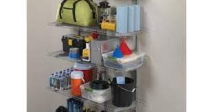 Rubbermaid Fasttrack Garage 84 In Hang Rail Track Storage System 1784416 The Home Depot Garage Wall Storage Rubbermaid Wire Shelving