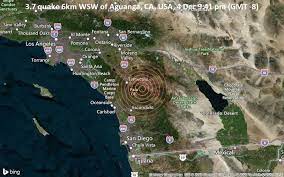 Quake Info Moderate Mag 3 7 Earthquake San Diego County 4 Mi West Of Aguanga California Usa On Friday 4 Dec 2020 9 41 Pm Gmt 8 158 User Experience Reports Volcanodiscovery