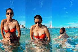 Faustine Bollaert gây sốt ở Miami