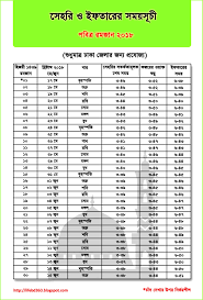 ramadan calendar 2018 for dhaka bangladesh life in bangladesh