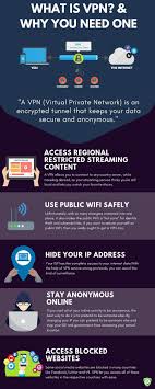 What Is Vpn And Why You Need One Networking Infographic Virtual Private Network Private Network