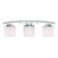 Home decor bathroom vanity glass wall lamp lighting wall mounted light lighting fixtures bathroom vanity are very popular among interior decor enthusiasts as they allow you can use these lighting fixtures bathroom vanity in several places such as private properties. Hampton Bay Architecture 3 Light Brushed Nickel Vanity Light With Etched White Glass Shades 15041 The Home Depot Vanity Lighting Light Fixtures Bathroom Vanity Bathroom Light Fixtures Brushed Nickel