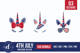 Download 4th Of July Unicorn Bundle Graphic By Craftlabsvg Creative Fabrica