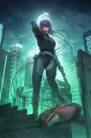 These girls are in a futuristic environment, but are more the grungy subcultures, hanging out in the underbelly of a future world. 947648 4k Concept Art Cyan Artwork Wires Realistic Colorful Ghost In The Shell Fantasy Art Kusanagi Motoko Portrait Cyborg Neon Closeup Science Fiction Fan Art Painting People Digital Art Women Fantasy Girl