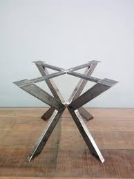 Metal Round Dining Table Base 28h 35 Round Etsy In 2020 Metal Round Dining Table Metal Table Base Metal Table