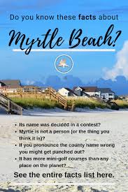 Facts You May Not Know About Myrtle Beach Myrtle Beach Trip Myrtle Beach North Carolina Travel