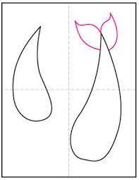 Click image for bigger version step 2: Draw An Easy Koi Fish Art Projects For Kids