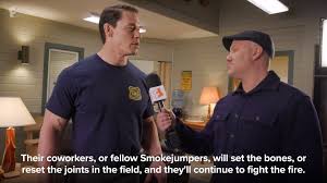 An elite group of firefighters jumps from helicopters to extinguish fires. Fandango Playing With Fire Real Life Smokejumpers Facebook