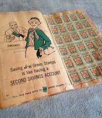 Vintage S H Stamp Book Green Shield Sperry Hutchinson Saving Sh Stamps Book Stamp Green Shield Stamp