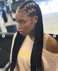 Best black cornrow ponytail and bun hairstyles in 2019 for short, long, medium hair, pictures of side braided cornrows designs, african american beautiful small cornrows are most suitable for black hair because the darkness of the color tends to emphasize the meticulous subtleness of the strands. Pin On Box Straight Backs Braids