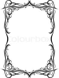 Stock Vector Of Gothic Paper Style Vintage Borders Stock Vector Gothic