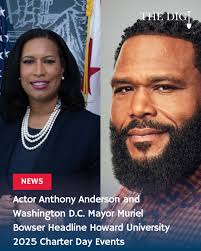 This week, we celebrate the 158th anniversary of Howard University's  founding, and Washington D.C. Mayor Muriel Bowser and actor and alumnus  Anthony Anderson will join us in that celebration🎉 Mayor Bowser has