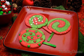 Christmas tree shape sugar cookies, 24 count: Christmas Lollipop Cookies Recipe The Cooking Dish