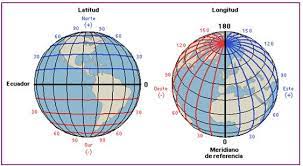 Ambas coordenadas se expresan en grados, minutos y segundos y simbolizan distancias angulares que son calculadas desde el centro del planeta. Latitud Y Longitud