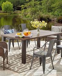 Better Homes And Gardens Camrose Farmhouse Mix Match Dining Table Walmart Com Backyard Table Patio Furniture Covers Patio Dining Table