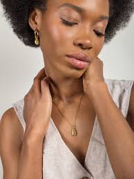 Lemon quartz and topaz marine drops by Ella Stern