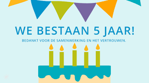 5 Jarig Jubileum Flex Webdiensten